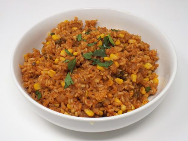 Baked Mexican Brown Rice recipe