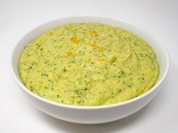Creamy Broccoli and Cheddar Polenta