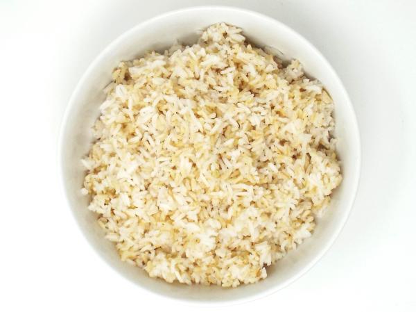 Brown and White Rice Blend