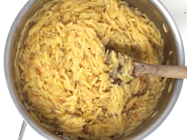 Fresh Garlic and Lemon Orzo