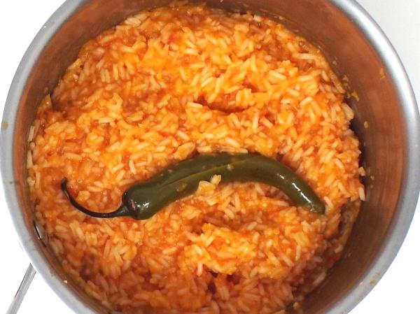 Mexican Red Rice with Fresh Tomatoes