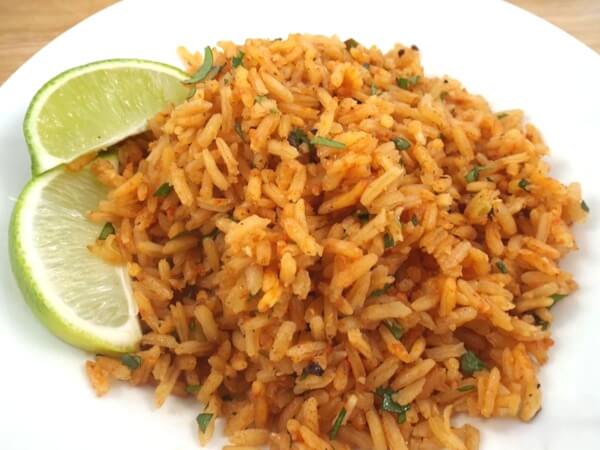 Mexican Style Rice with Tomatoes and Onion