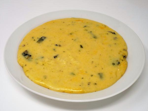 Roasted Poblano and Cheddar Polenta