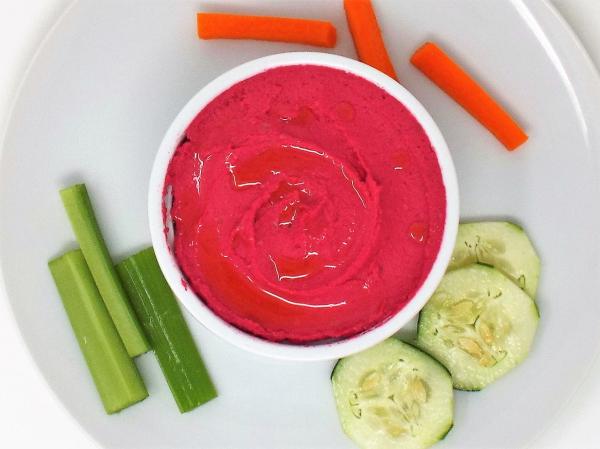 Roasted Beet and Garlic Hummus