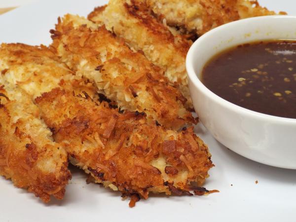 Coconut Crusted Chicken Strips