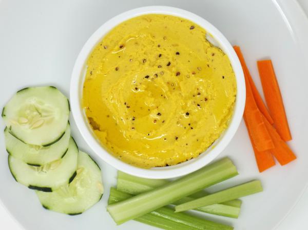 Lemon and Turmeric Hummus