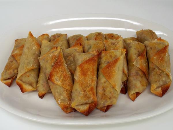 Baked Pork Egg Rolls