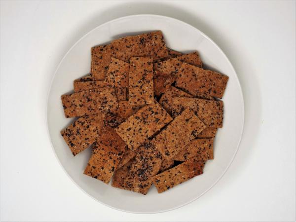 Whole Wheat Poppy Seed Crackers