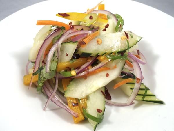 Asian Style Cucumber and Vegetable Salad