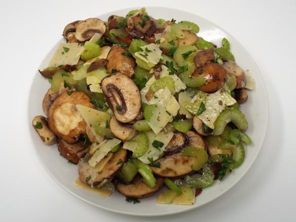Mushroom and Celery Salad