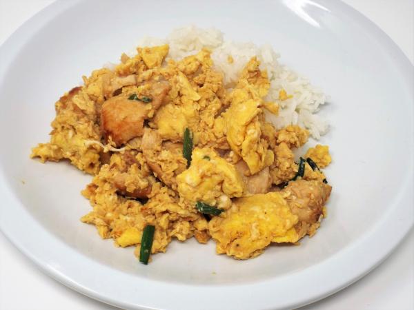 Asian Chicken and Scrambled Eggs