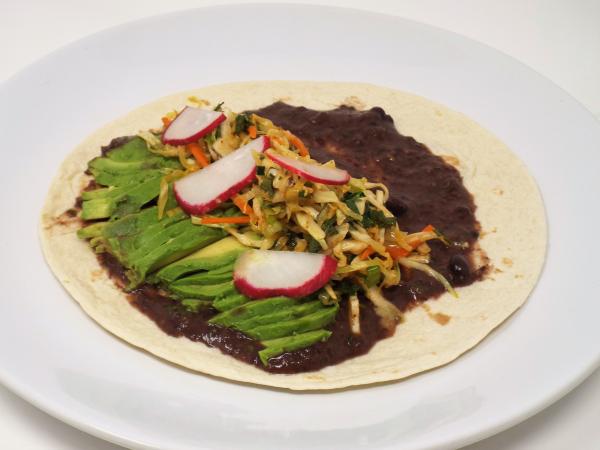 Avocado Black Bean Tacos