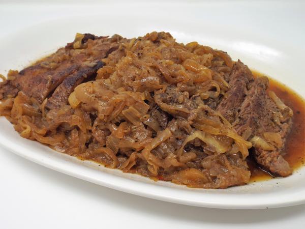 Slow Cooker Beef Brisket and Onions
