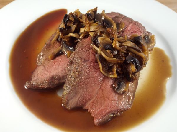 Roast Beef with Mushrooms