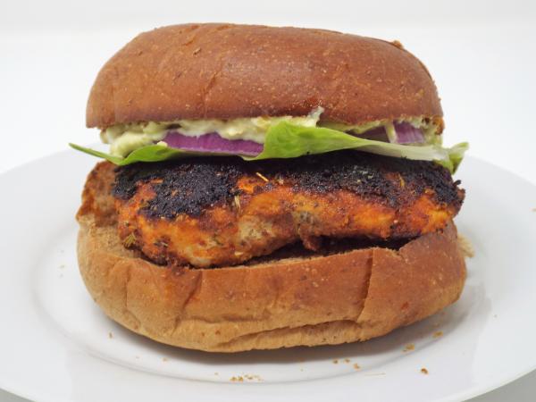 Blackened Chicken Sandwiches with Avocado Mayo