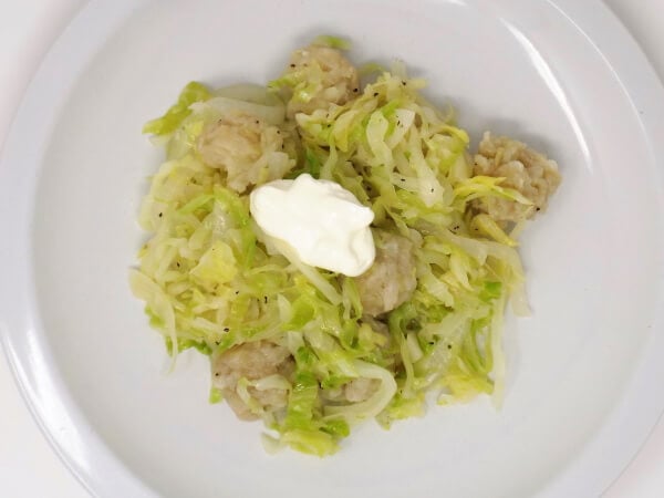 Cabbage Halusky recipe