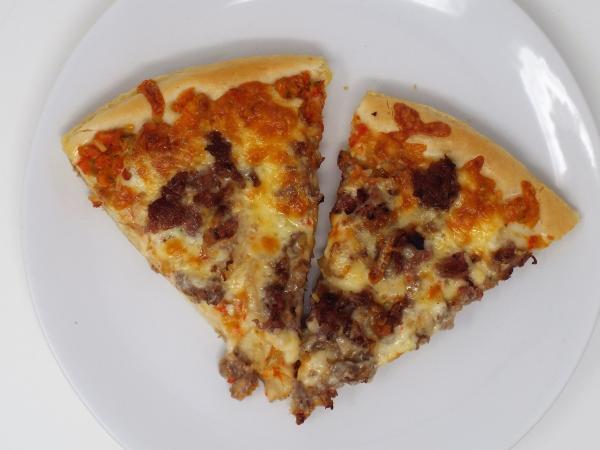 Cheesesteak and Hot Pepper Relish Pizza