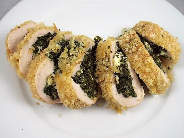 Chicken Roulade Stuffed with Spinach and Feta