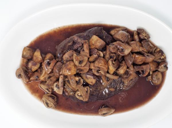 Red Wine Pot Roast with Mushrooms