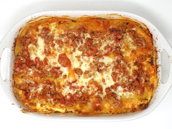 Four Cheese Ground Turkey Lasagna