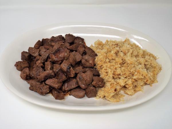 Garlic Butter Steak Bites with Cauliflower Rice