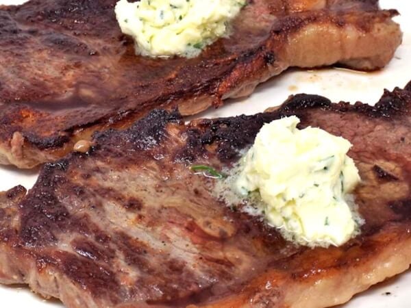 Garlic and Chive Sirloin Steaks