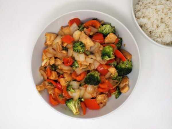 Ginger Chicken and Vegetable Stir-Fry