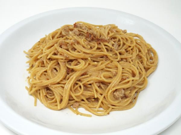 Ground Pork Carbonara