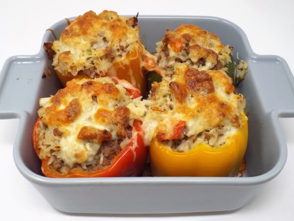 Ground Pork Stuffed Peppers