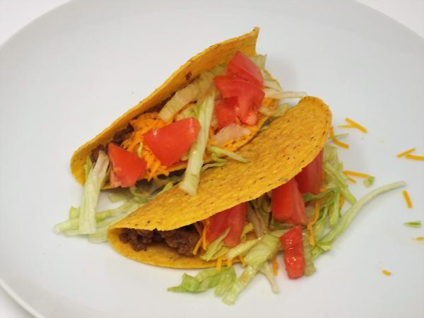 Crunchy Ground Pork and Beef Tacos recipe