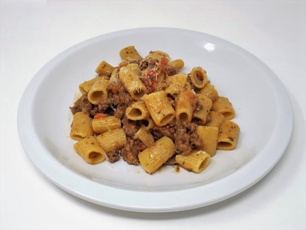 Pork Bolognese with Rigatoni