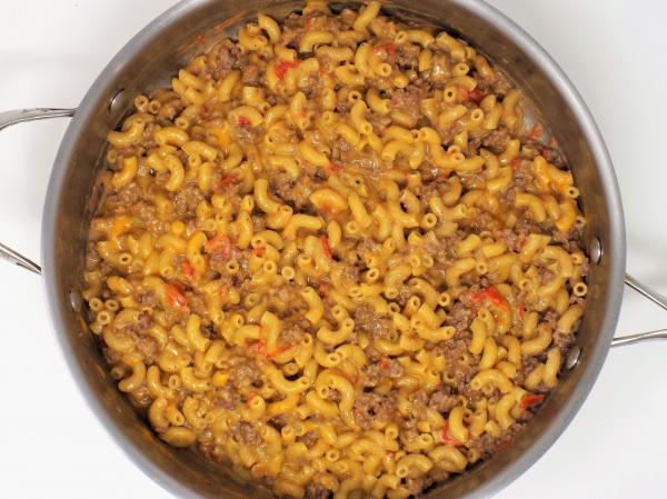 Skillet Beef and Cheese Macaroni