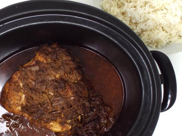 Slow Cooker Pork Vindaloo with Basmati Rice
