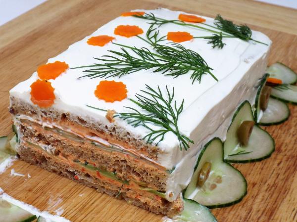 Sandwich Layer Cake (Smorgastarta) recipe