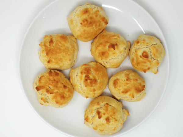 Easy No Butter Drop Biscuits