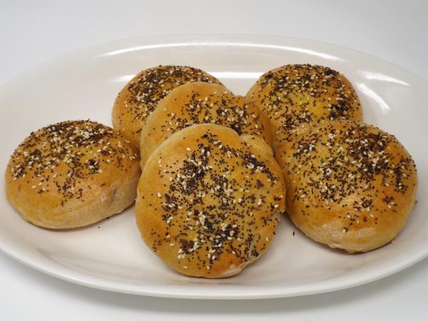 Seeded Rye Sandwich Rolls