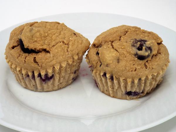 Banana Oat Blueberry Muffins