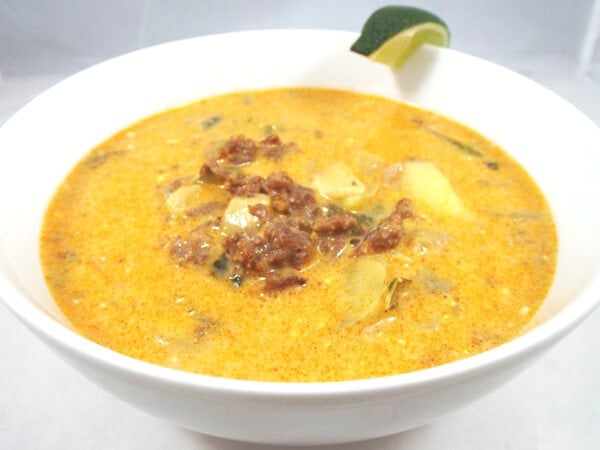 Chorizo and Roasted Poblano Chowder