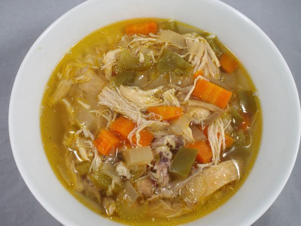 Spicy Slow Cooker Chicken and Rice Soup