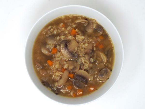 Mushroom and Brown Rice Soup