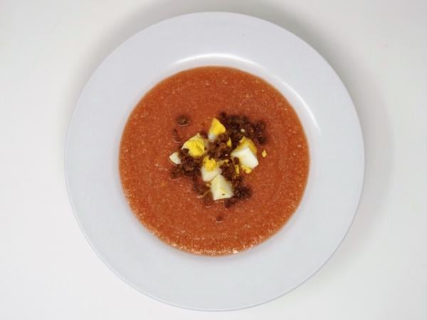 Salmorejo with Chorizo