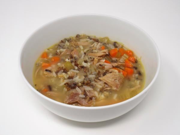 Roast Turkey and Rice Soup