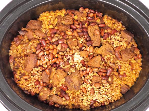 Slow Cooker Cholent