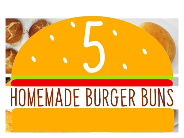 5 Homemade Burger Buns