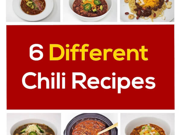 6 Different Chili Recipes