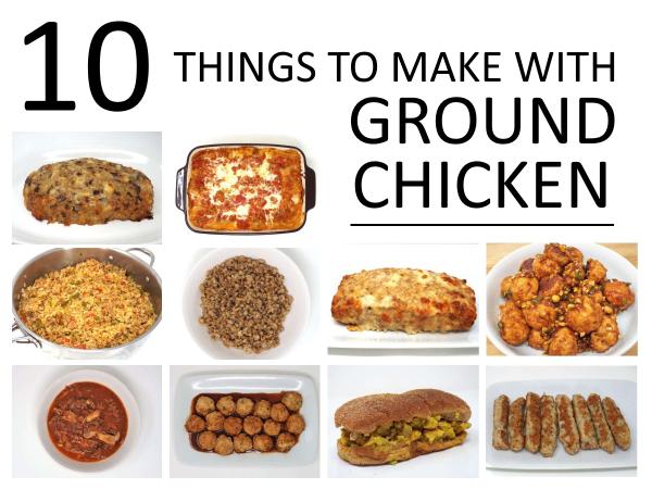 10 Things to Make With Ground Chicken