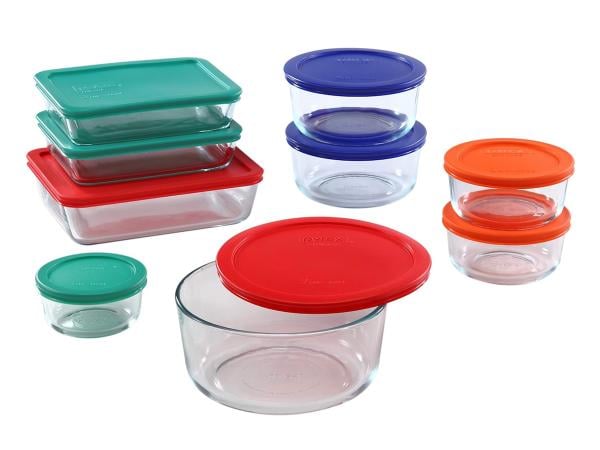 Pyrex 18-Pc Glass Food Storage Containers