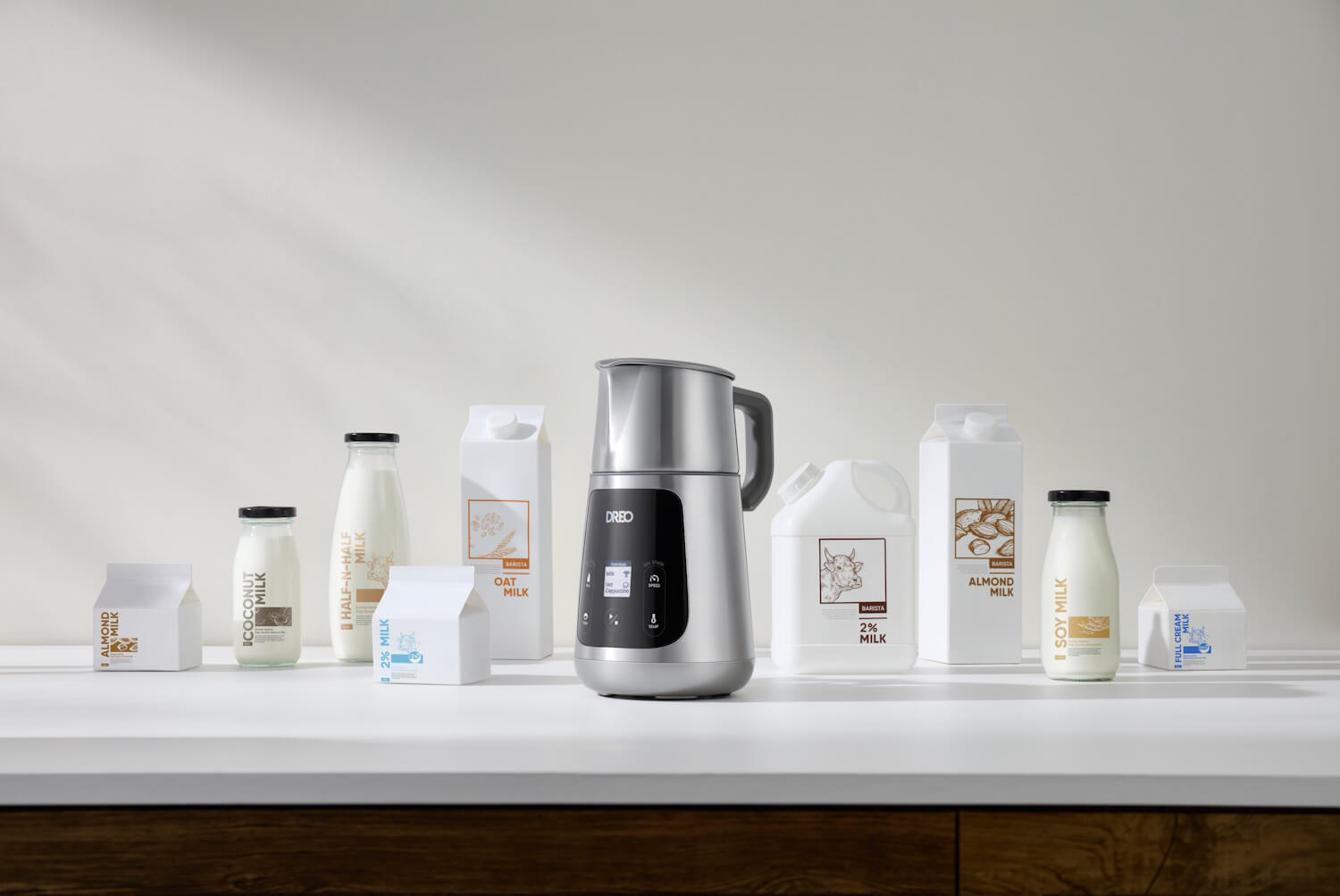 DREO BaristaMaker Milk Frother Milks