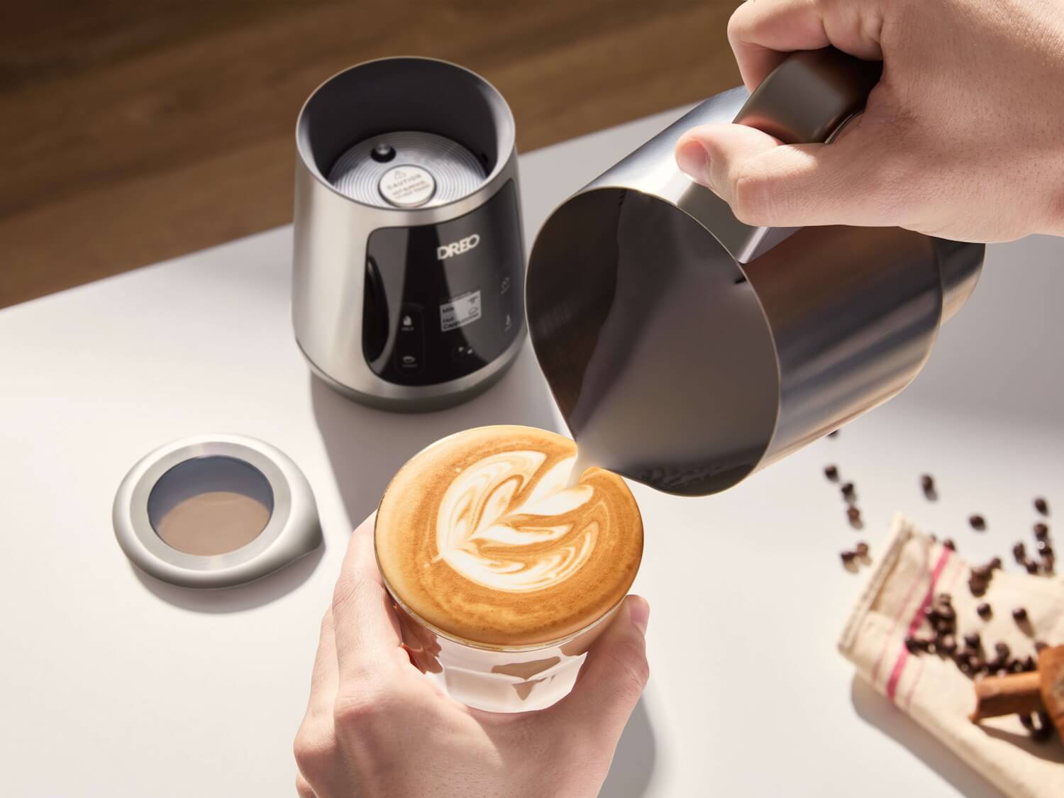 DREO BaristaMaker Milk Frother Parts